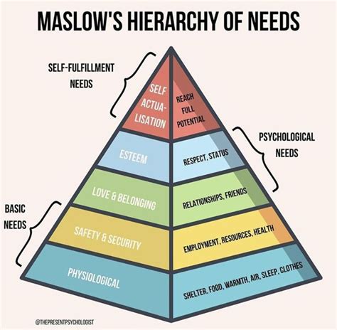 What Are Your Needs Maslows Hierarchy Of Needs Psychology Hierarchy