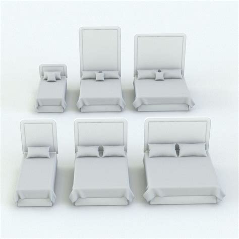 600+ free revit furniture families. Modern Bed Revit | BlackBee3D | Revit families - 3D Models and more