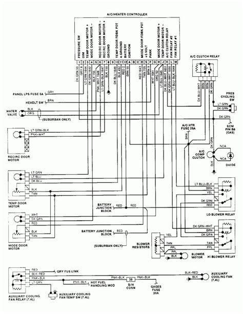 1994 Chevy 3500 Truck Wiring Diagram