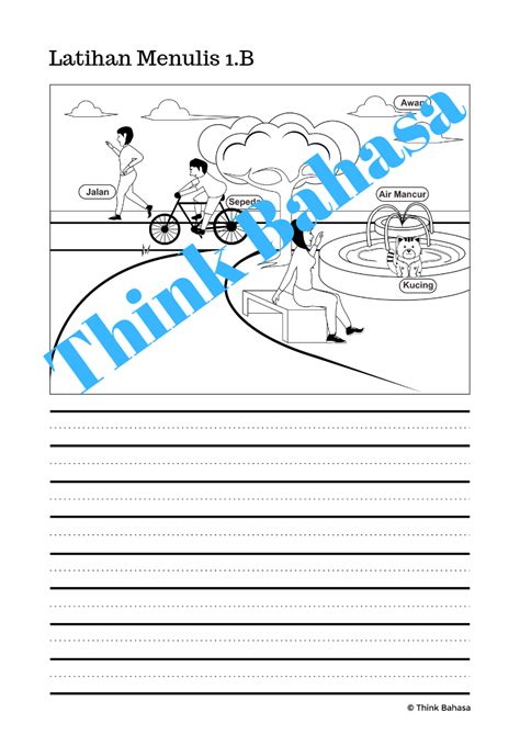 Indonesian Writing Activities With Picture Prompts With Indonesian