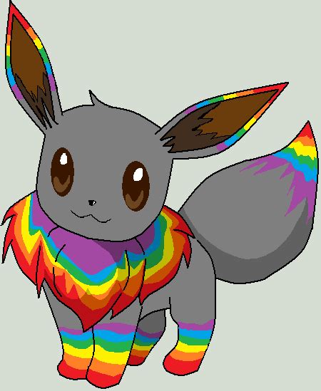 Rainbow Eevee Adopt By Fireclawiceclaw On Deviantart