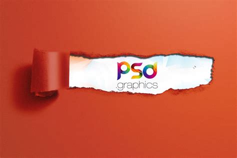 Download Ripped Torn Paper Mockup Free PSD | PSD Graphics