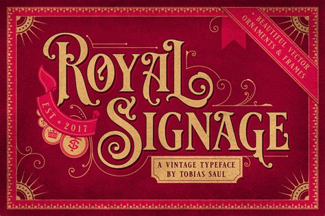 Royal Signage Font Behance