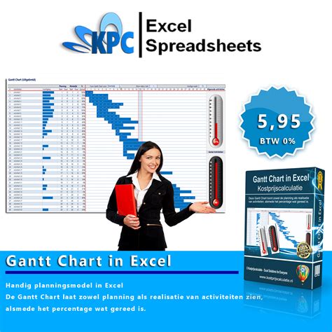 Gantt Chart In Excel Kostprijscalculatie