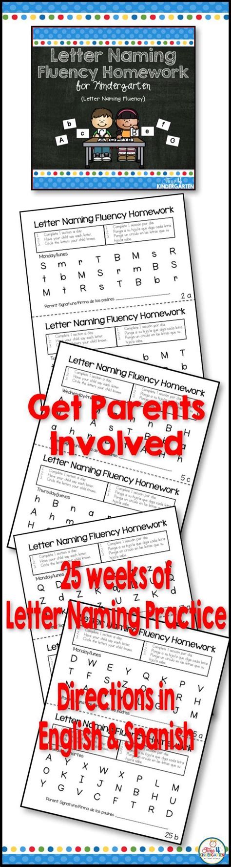 Letter Naming Fluency Homework Rti For Kindergarten Letter Naming