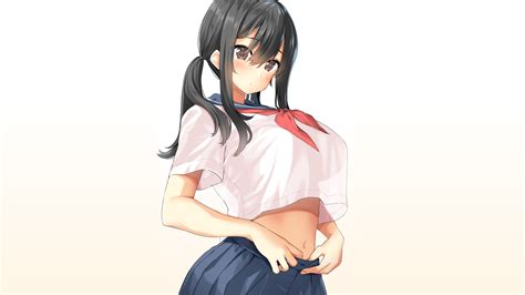 Huge Breasts Big Boobs Schoolgirl Belly Body Mahattaya Ginga 2D