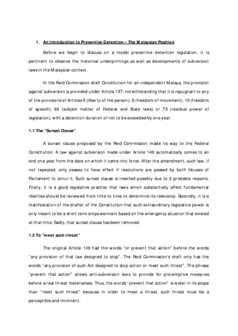 The federal constitution of malaysia, which came into force in 1957, is the supreme law of malaysia. Article 12 Federal Constitution Malaysia Cases