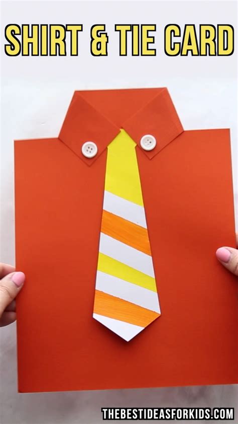 Fathers Day Shirt Card Template