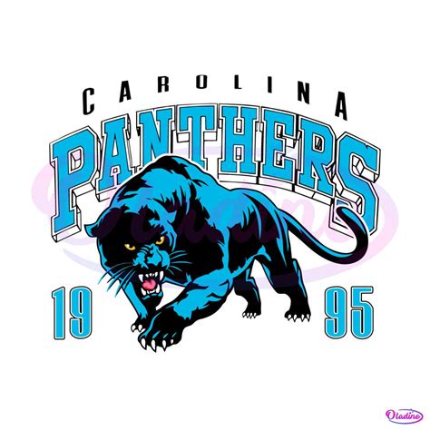 Vintage Carolina Panthers Football Svg Digital Download