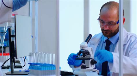 Medical Research Scientist Conducting Stock Footage Sbv 338906898
