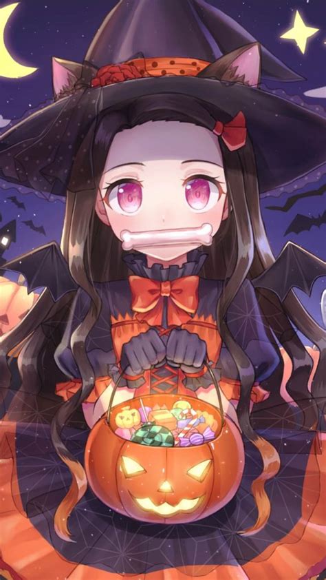 Halloween Nezuko Kamado 1080×1920 Kawaii Mobile