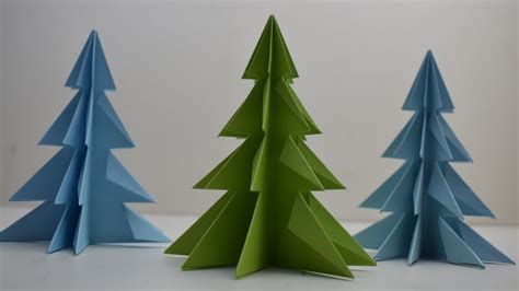 3d Paper Christmas Tree How To Make A 3d Paper Xmas Tree