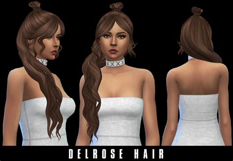 Leo 4 Sims Delrose Hair Sims 4 Hairs