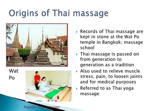 Origins Of Thai Massage
