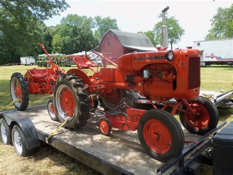 From The Front Is A Allis Chalmers Model B And A Model G Allis Chalmers
