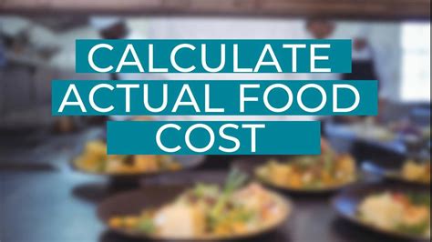 Easy To Use Recipe And Food Cost Formula For Excel Excel And Spreadsheets