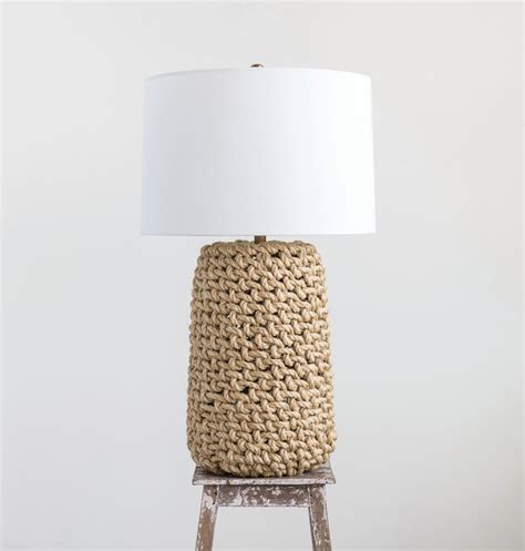 Large Jute Rope Table Lamp Chelsea Lane Collection