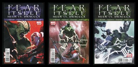 Fear Itself Hulk Vs Dracula Comic Set 1 2 3 Lot Vampire Horror Gabriele