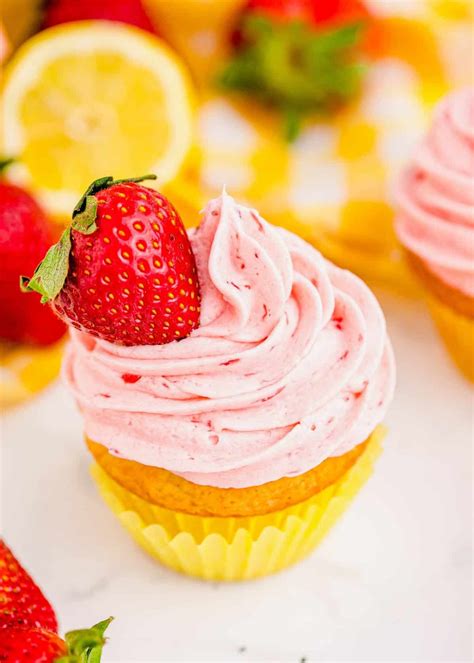 Easy Strawberry Lemonade Cupcakes Table For Two