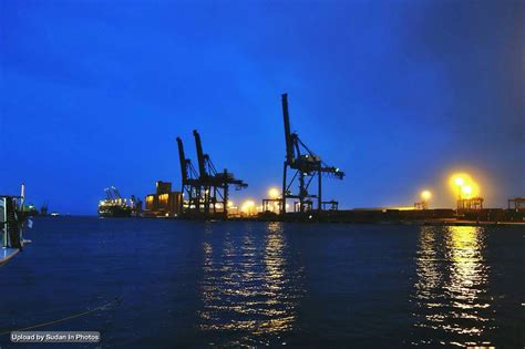 Port Sudan Harbour At Night ميناء بورتسودان في الليل By Benoit Sudan