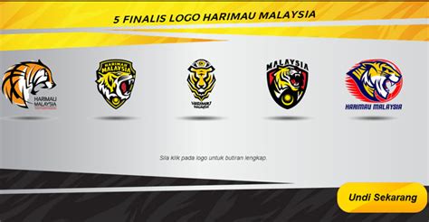 Can't find what you are looking for? Senarai Pilihan Logo Baru Harimau Malaysia FAM