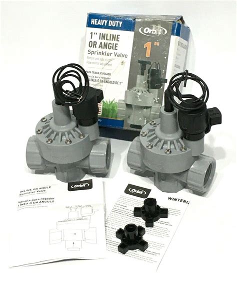2 Orbit Sprinkler System 1 Inch Fnpt Auto Inlineangle Valve Wfc 57020