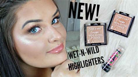 New Wet N Wild Megaglo Highlighters Review Youtube