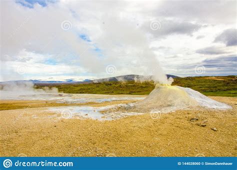 Hveravellir Geothermal Hot Spring Iceland Stock Photo Image Of