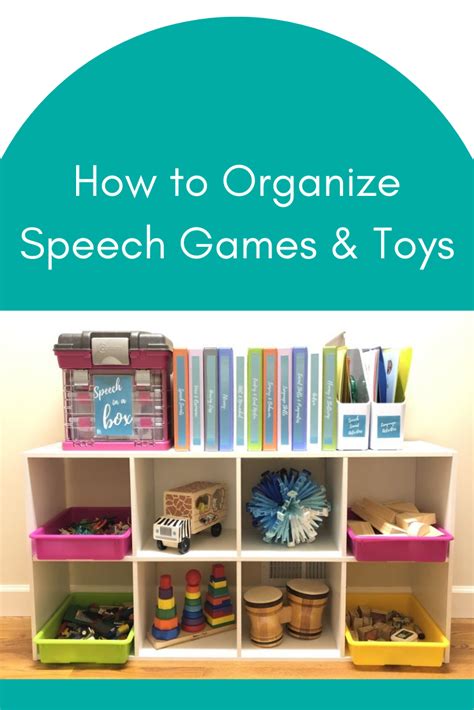 Carries Favorite Games And Toys For Slps And How To Organize Them