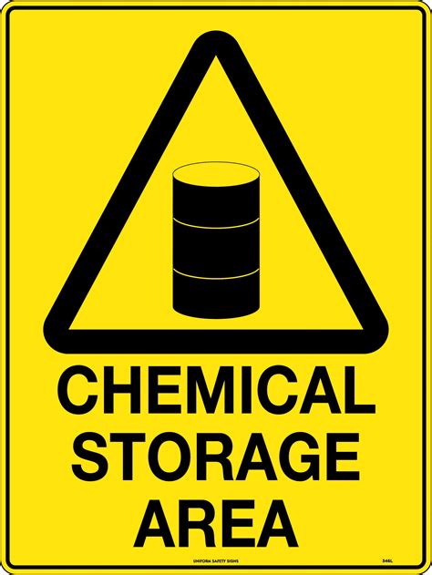 Get custom safety signs at buildasign.com! Chemical Storage Area | Uniform Safety Signs