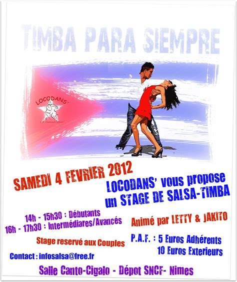 Rock Et Kizomba à Nîmes Avec Locodans Stage De Salsa Le 4022012 à Nîmes