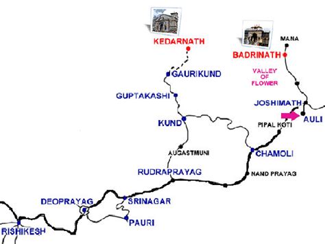 Location Map Of Joshimath Joshimath Photos Uttarakhand Pictures