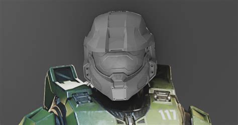 Halo Infinite Master Chief Helmet 3d Model 3d Printable Cgtrader
