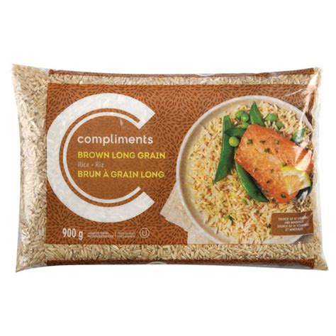 Brown Rice Long Grain 900 G Complimentsca