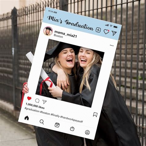 Personalized Selfie Frame Instagram Frame Printed Photo Etsy Photo