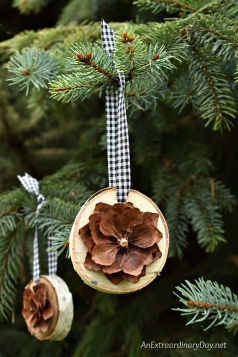 25 Diy Rustic Christmas Ornaments That Youll Adore