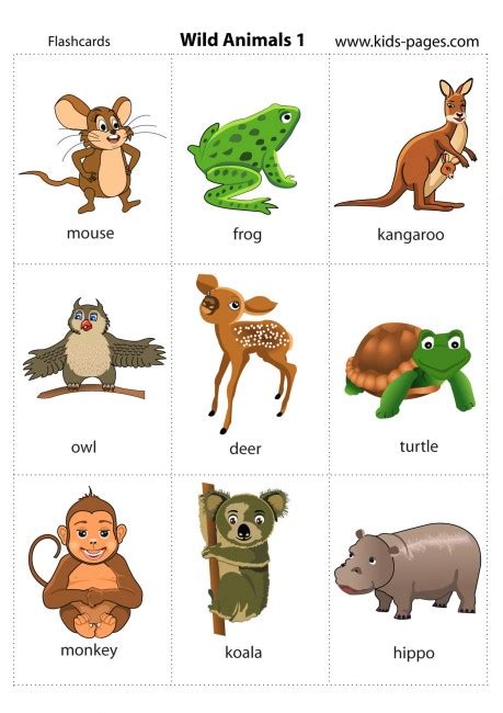 These animals and their babies printable flashcards are perfect for helping children to learn all about the different names for each. Animals Flashcards - It's fun to learn