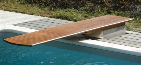 Wooden Diving Boards For Swimming Pools And Motor Yachts