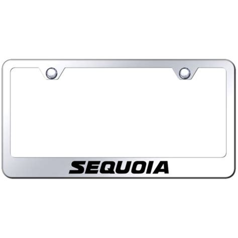 Toyota Sequoia Laser Etched Logo License Plate Frame Ebay