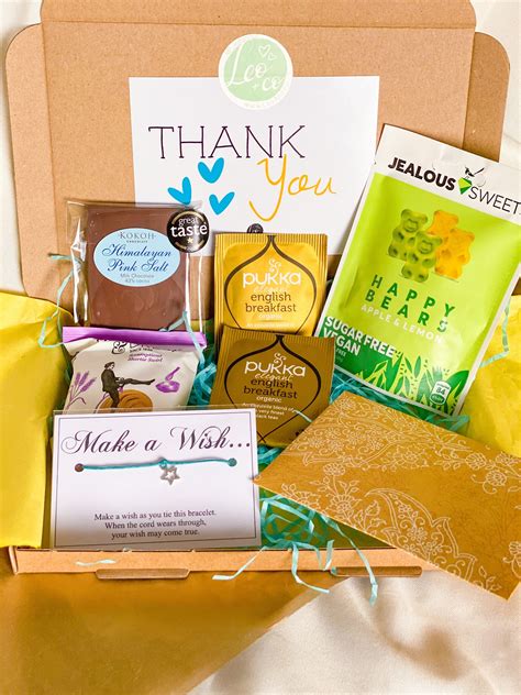 Thank You Gift Box Corporate Gift For Employees Chocolate Etsy Uk