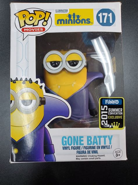 Funko Pop Minions Gone Batty 171 2015 Summer Convention Exclusive New