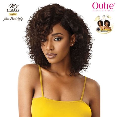 Outre Mytresses Gold Label Unprocessed Human Hair Lace Front Wig Natural Boho Jerry