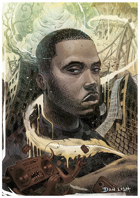 Nas Art By Dan Lish Hip Hop Art Hip Hop Artwork Black Art Pictures