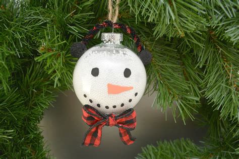Snowman Bulb Ornament