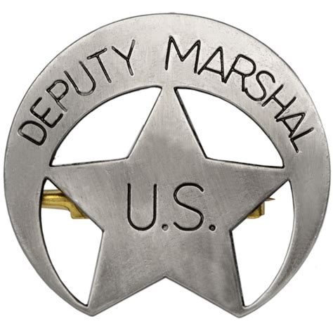 Us Deputy Marshall Badge From The Armoury
