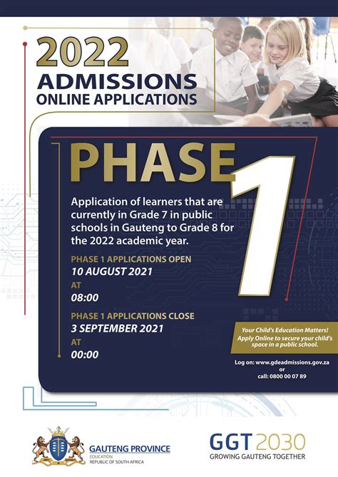 Grade 8 Online Application 2022 2023 Phase I