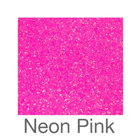 Neon Pink Glitter 9 X 12