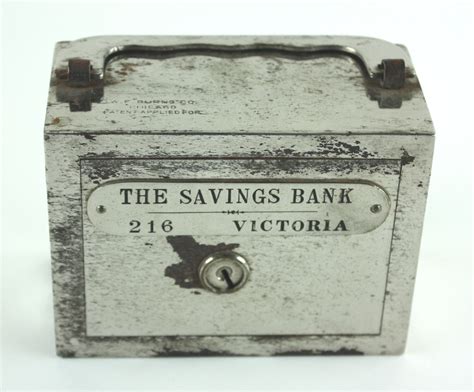 Money Box Victorian Savings Bank Circa 1900