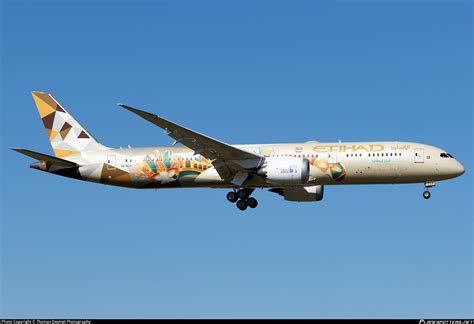 A6 Blh Etihad Airways Boeing 787 9 Dreamliner Photo By Thomas Desmet