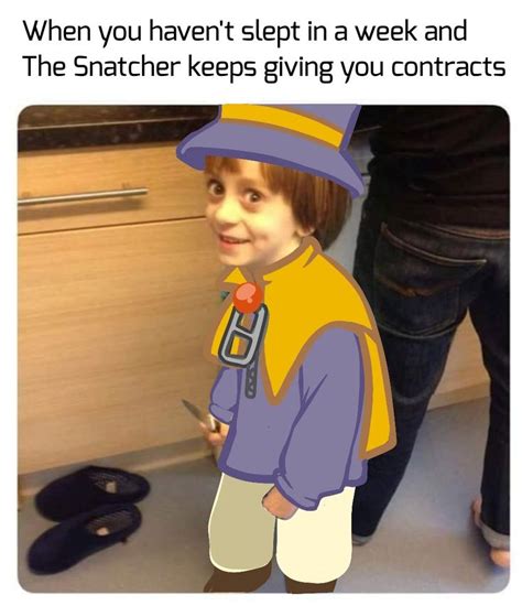 Sign Your Life Away A Hat In Time Funny Games Kid Memes